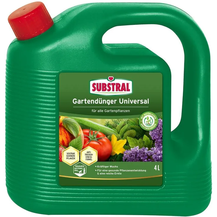 CELAFLOR-SUBSTRAL Substral Gartendünger Universal für alle Gartenpflanzen, 4 Liter