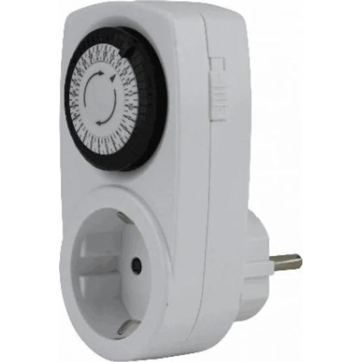 UNITEC 46431 Tageszeitschaltuhr mini, analog, für Innenbereich – Bild 1