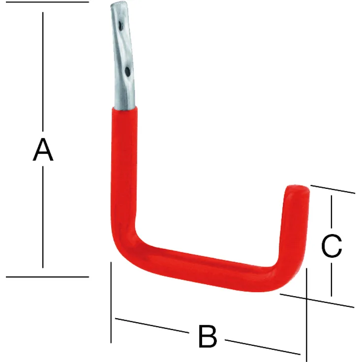 WANDHAKEN 001451008BL Typ42 Vz Kunstst302x250x91