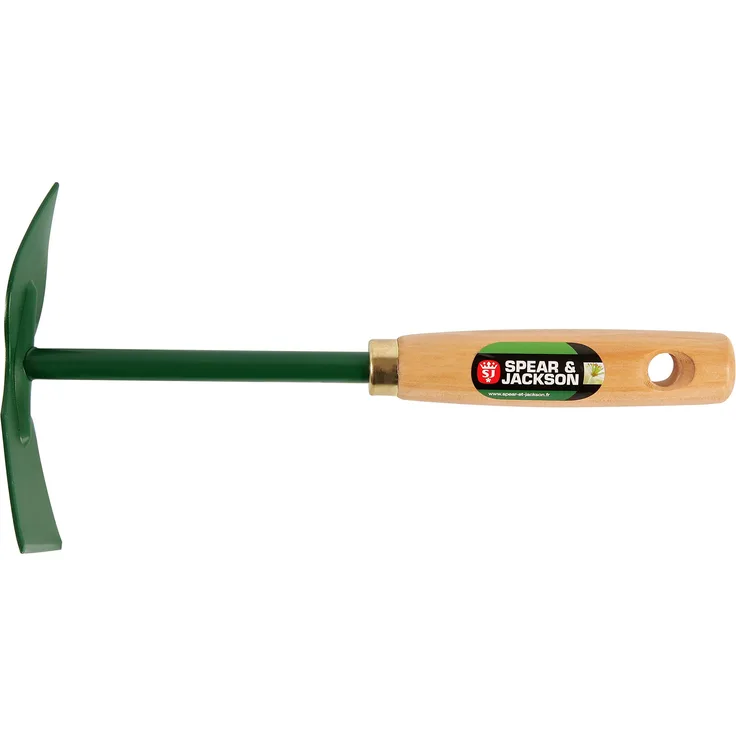 Spear & Jackson 50571Gartenhacke, Kombihacke zu Blumen Lötspitze und Sprache Griff Holz, Grün