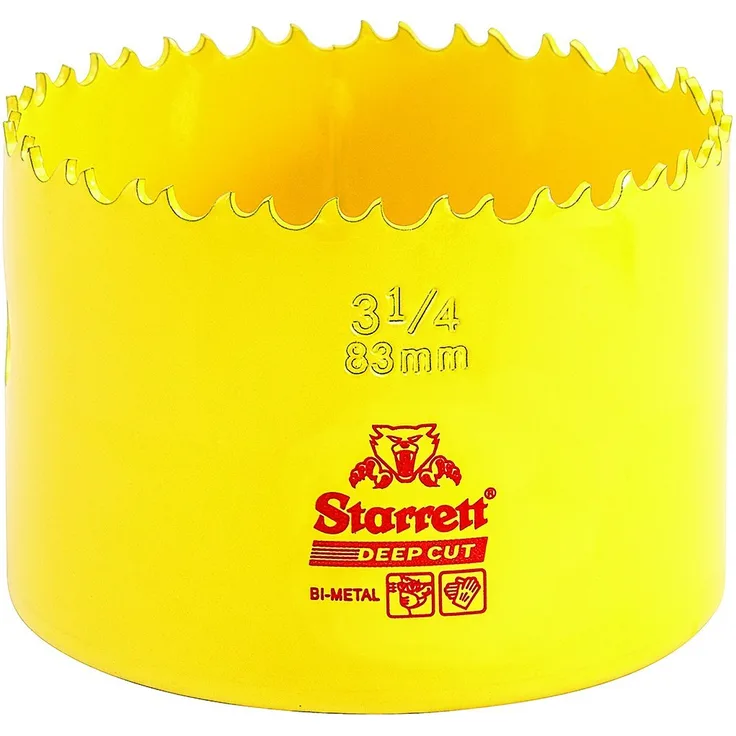 Starrett dch083 – Krone Perf. BiMetal Deep Cut 83 mm. Diam.