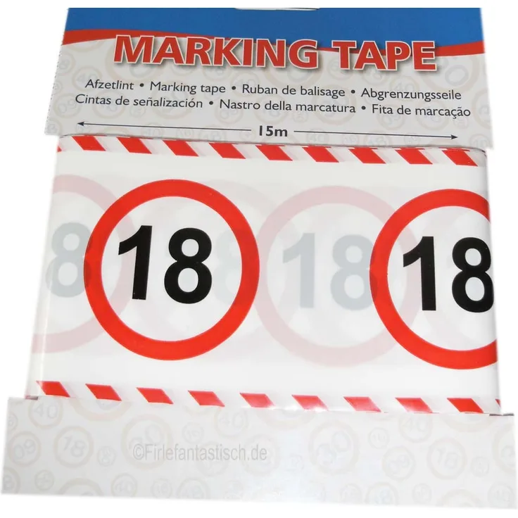 Absperrband mit Zahl 18 - Preisvergleich