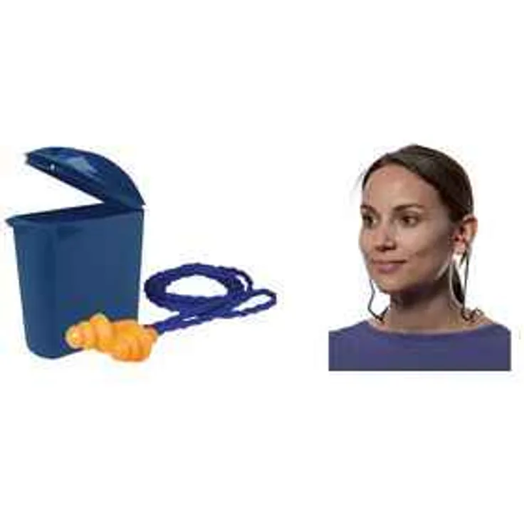 3M Gehörschutzstöpsel mit Kordel (98 dB, für einen Optimalen Gehörschutz bei der Arbeit und in der Freizeit) 1271C1