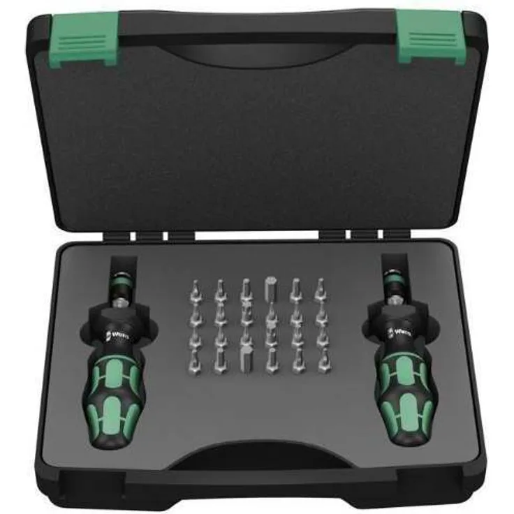 Wera 7440/41 Kraftform Drehmomentschraubendreher-Satz 0,3-3,0 Nm, 26-teilig