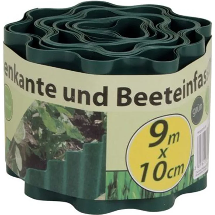 Rasenkante 9m Beetumrandung Beeteinfassung Rasenabgrenzung Mähkante Palisade 9 m lang 10 cm breit