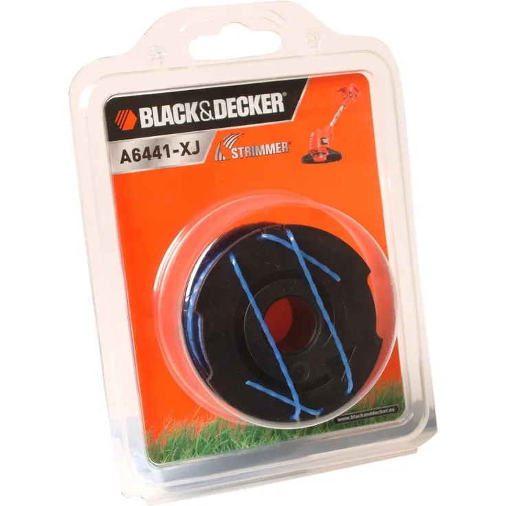 Black & Decker A6441 Vollautomatische Doppelfadenspule (länge 2x6 m, Fadendurchmesser 1,5 mm)