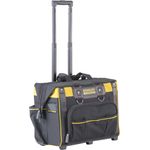 Stanley FatMax Werkzeugkoffer (mit leichtgängigen Rollen, strapazierfähige, große Öffnung, Teleskopgriff, Maße: 50 x 36 x 41 cm) FMST1-80148