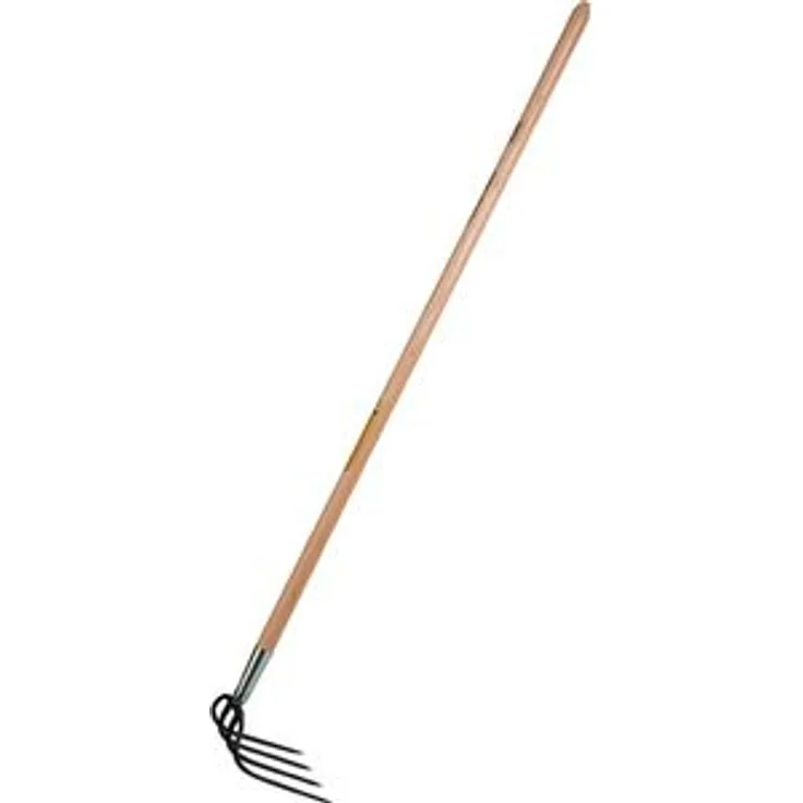 Freund-Victoria Kartoffelhacke 4-zinkig mit Stiel 135cm Zinkenlänge 19cm geschmiedet runde Zinken (1290513)