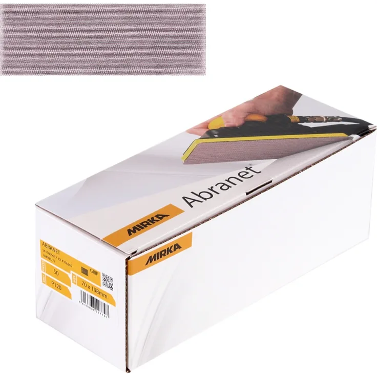 Mirka ABRANET 70x198mm Grip P120, 50/Pack (5415005012 )