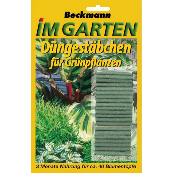 Beckmann 40 Düngestäbchen für Grünpflanzen 17+4+9