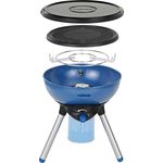 Campingaz Party Grill 200 CV Camping Grill, kleiner Gasgrill für Camping und Gaskocher in einem, Gas-Tischgrill, 2.000 Watt, Betrieb mit CV 470 Gaskartusche, Maße 33 x 32 x 32 cm