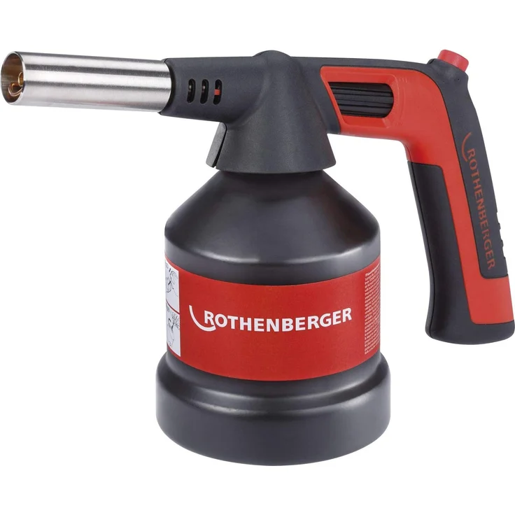 ROTHENBERGER 1000002358 Lötlampe RoFlame 4 Piezo Profi mit Vorwärmfunktion, ohne Kartusche – Bild 1