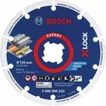 Bosch Expert MultiMaterial Durchmesser 125mm X-LOCK Diamant Trennscheibe