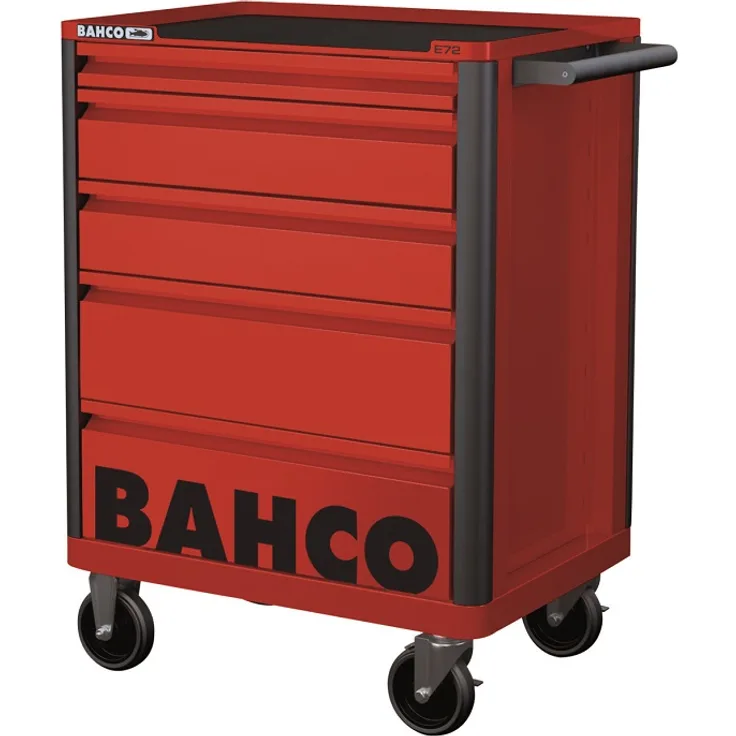 Bahco Werkstattwagen, 5 Schubladen, rot - 1472K5RED