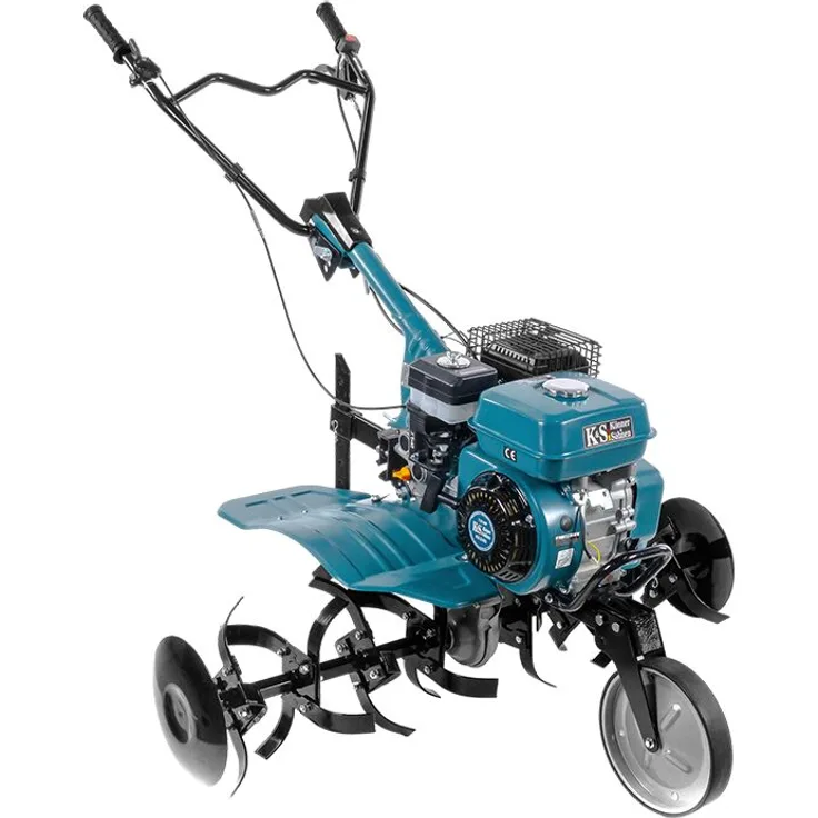 KS 7HP-950A Benzin Bodenhacke, 7.0 PS, 105 cm Arbeitsbreite, 31 cm Arbeitstiefe, Geschmiedete Messer, einstellbare Griffe und Pflugschar, Vorwärts
