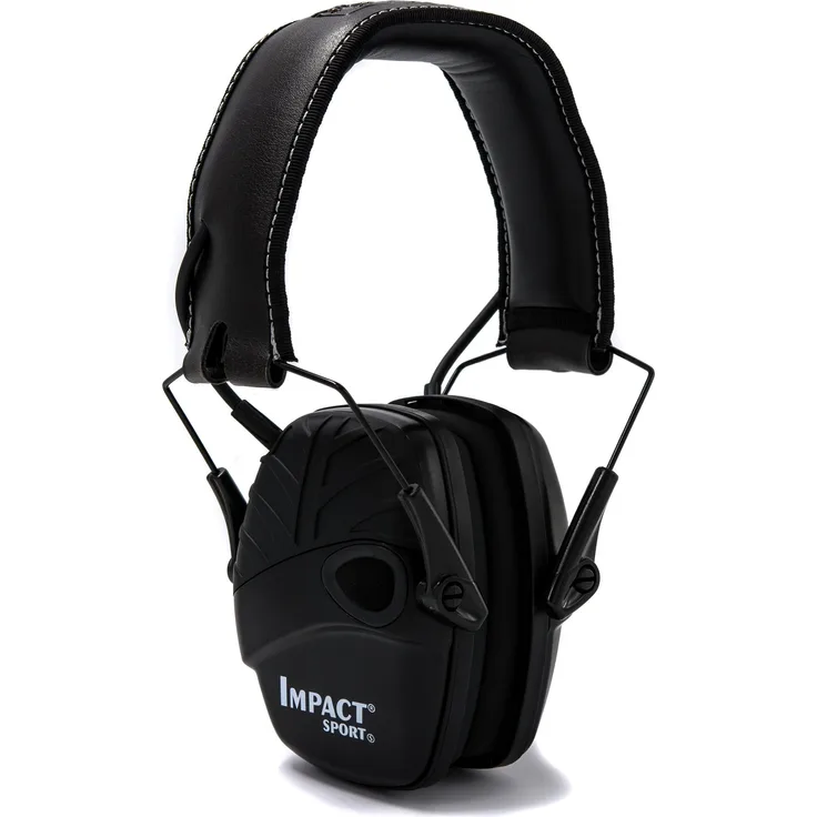 Honeywell 1034490 Howard Leight Impact Sport Weiche Ohrenschützer, schwarz, 1