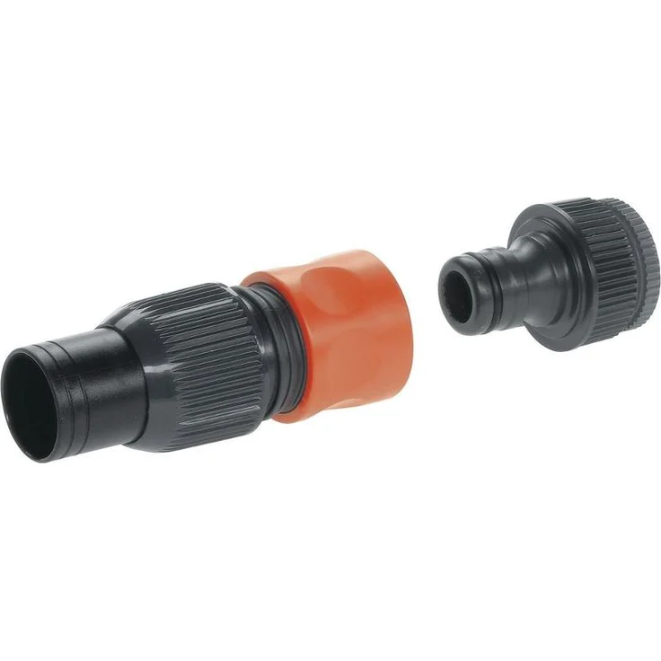 Gardena Profi-System Pumpen-Anschlusssatz: Schlauchkupplung für 19 mm (3-4 Zoll)-Schläuche, für einen höheren Wasserdurchfluss (1752-20) – Bild 1