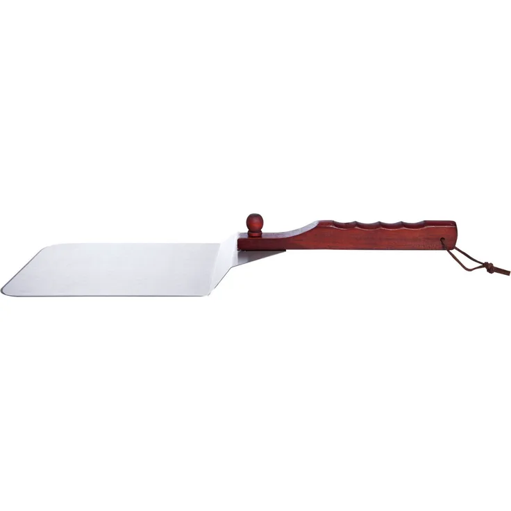 Allgrill Pizzaschaufel aus Edelstahl mit abnehmbarem Holzgriff 51x20 cm