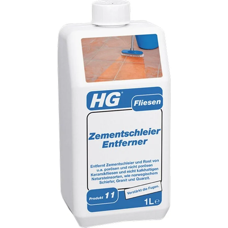 HG Fliesen Zementschleier Entferner 1 Liter – Bild 1