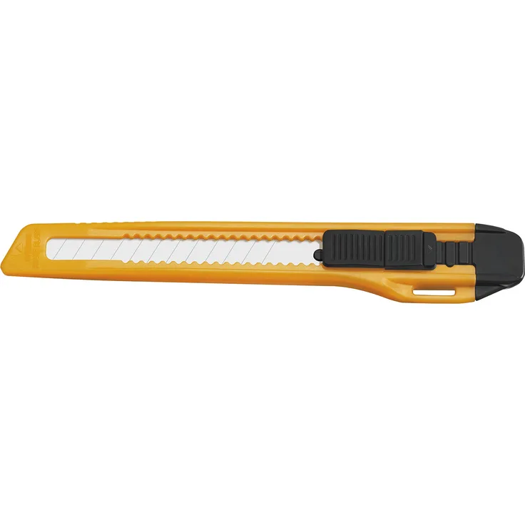 Westcott E-84000 BP Cutter Office, leichtes Kunststoffgehäuse, 9 mm, orange-schwarz