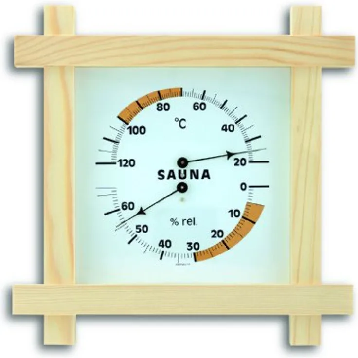 TFA 40.1008 Sauna-Thermo-Hygrmometer, Haar-Synthetik