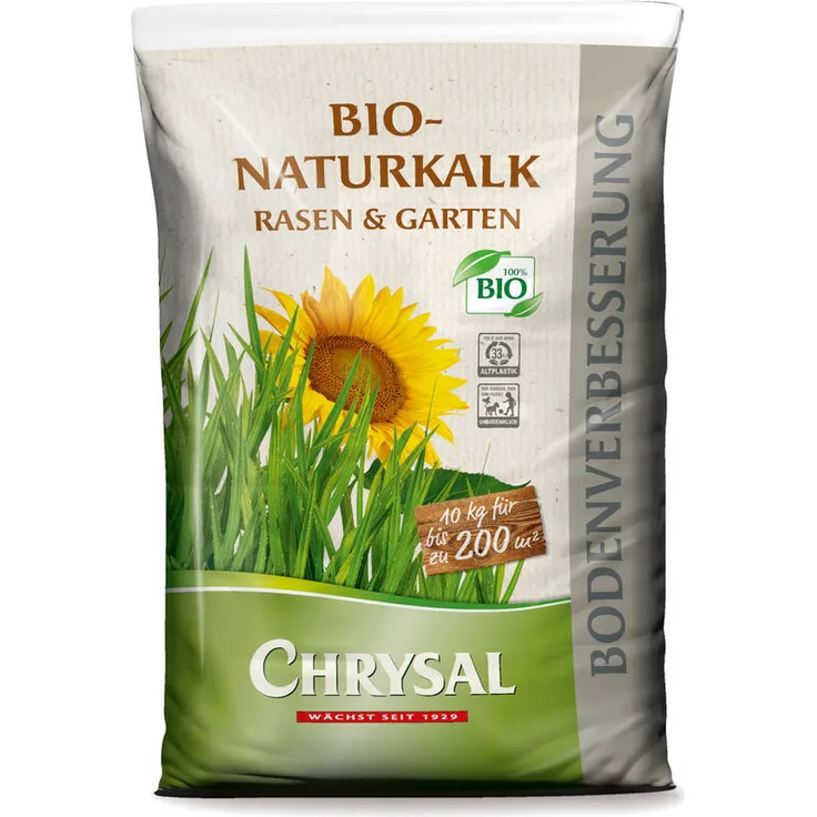 Chrysal Bio Naturkalk Rasen & Garten - 10 kg