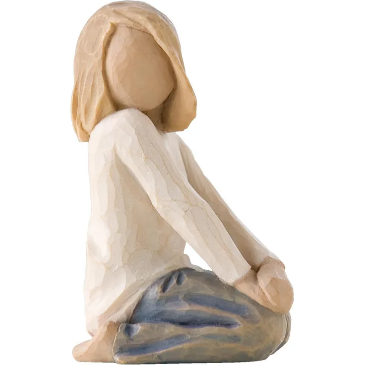Willow Tree 26223 Figur Froehliches Kind, 5,1 x 3,8 x 7,6 cm