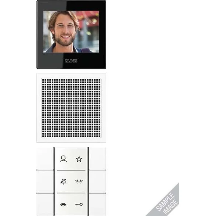 Jung indooreinheit Video 2,7 Für LS Serie Metall Aluminium