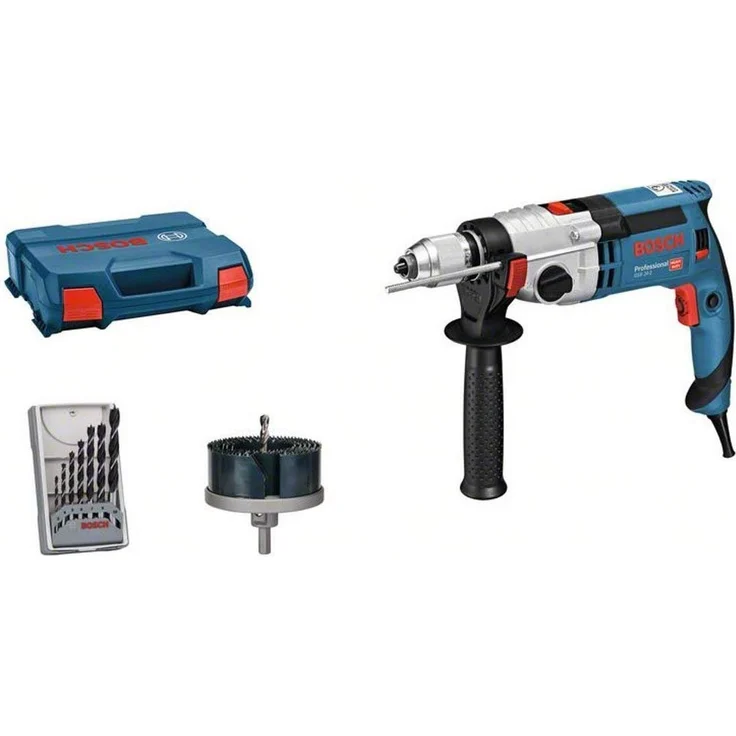 Bosch Professional Schlagbohrmaschine GSB 24-2 Set (1100 Watt, max. Drehmoment: 40-14,5 Nm, in L-BOXX) – Bild 2