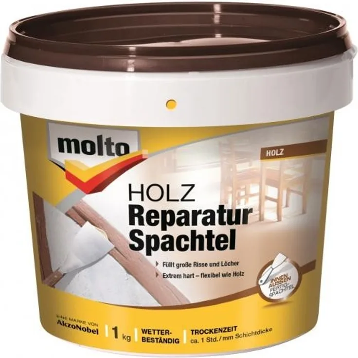 Molto Holz Reparatur Spachtel 1Kg Ausbessern Renovieren