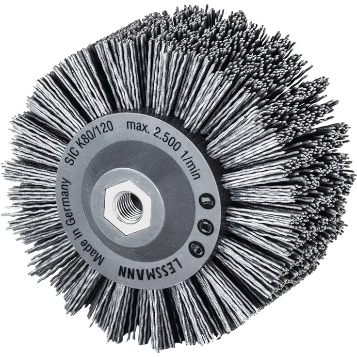 LESSMANN Rundbürste Ø 140 mm M14 SiC Schleifborsten Körnung 80 60 mm 2500 min-¹ - Preisvergleich