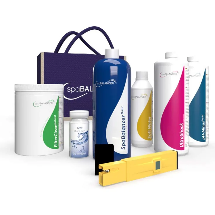SpaBalancer Starter Set kristallklares Wasser für Whirlpools und Spas biologisch und chlorfrei