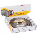 Bosch Professional 10 Stück Diamanttrennscheibe Standard für Universal (Beton und Mauerwerk, 115 x 22,23 mm, Zubehör Winkelschleifer)