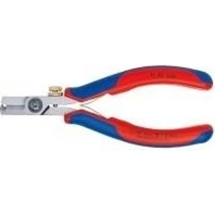 KNIPEX 11 82 130 Elektronik-Abisolierschere mit Mehrkomponenten-Hüllen 140 mm