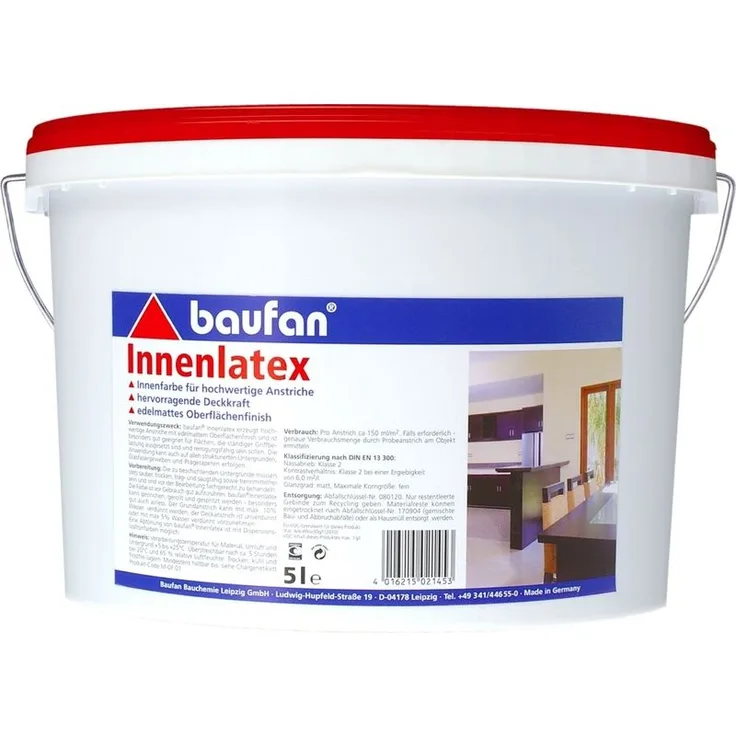 5L Baufan Innenlatex weiß