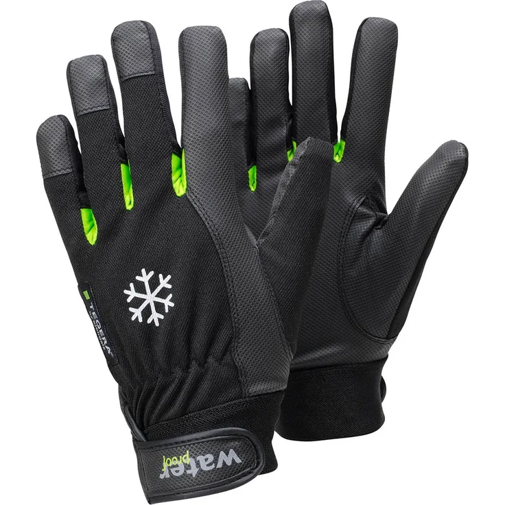 Ejendals Handschuh Tegera 517 aus Synthetikleder, Größe 8, 1 Stück, schwarz / grün, 517-8
