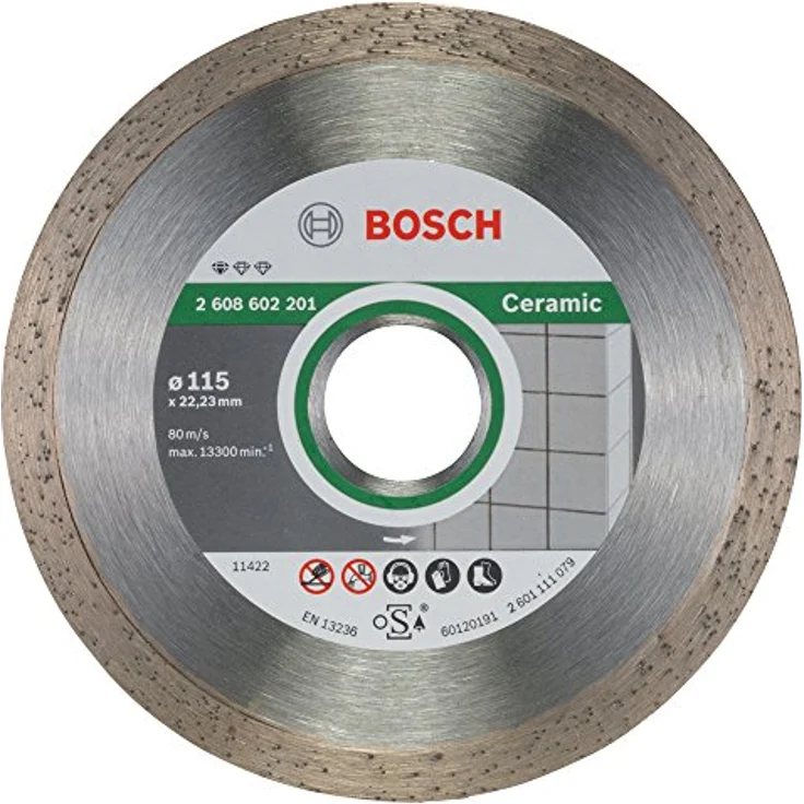 Bosch Professional Diamanttrennscheibe (für Keramik, Ø: 115 mm, Zubehör für Winkelschleifer) – Bild 1