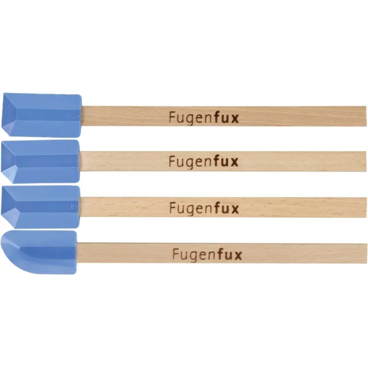 HaWe Fugenfux Mix Set 14.040, Universal, Rund für Glas und Anschlüsse, Bad-Sanitär - 4-teilig