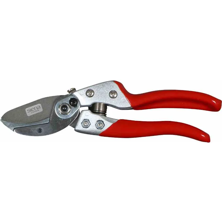 Siena Garden Premium Gartenschere, Silber-rot mittelgroß