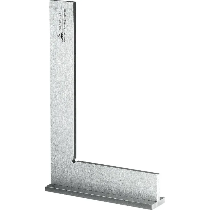 RBM Präzisions Stahlwinkel DIN875-1 mit Anschlag, Schenkellänge 100 x 70 mm, 1 Stück
