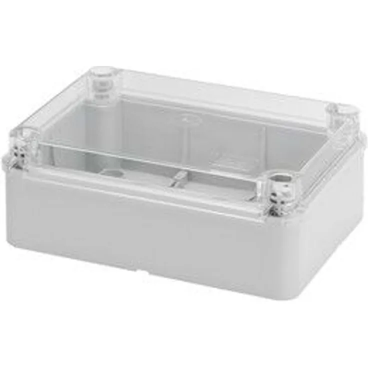 Safe Gewiss außenseite mit transparentem deckel 190x140x70 GW44427