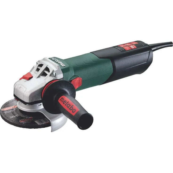 Metabo 600534000 Winkelschleifer WEA 17-125 Quick Scheiben-Ø: 125 mm, 1700 W, materialgerechte Drehzahlanpassung, Vibrationsarm, Werkzeug-Schnellwechsel-Funktion