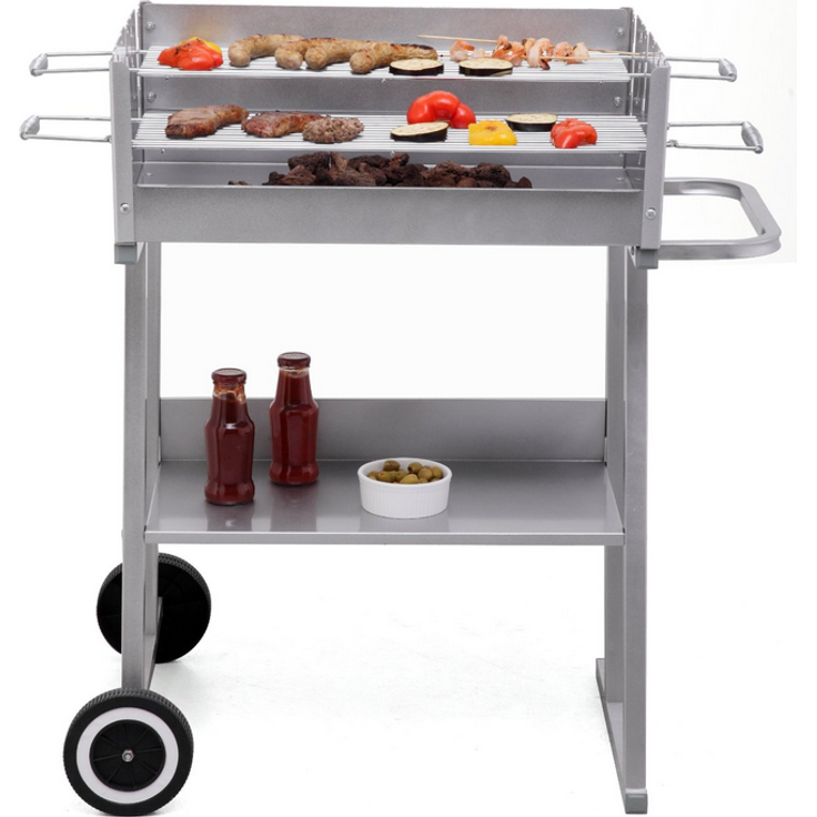 Tepro Holzkohlengrill Pasadena, Silber – Bild 7