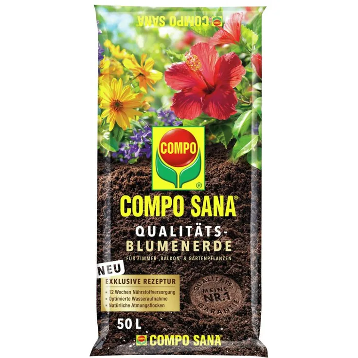 COMPO Sana Qualitäts-Blumenerde 10 Liter