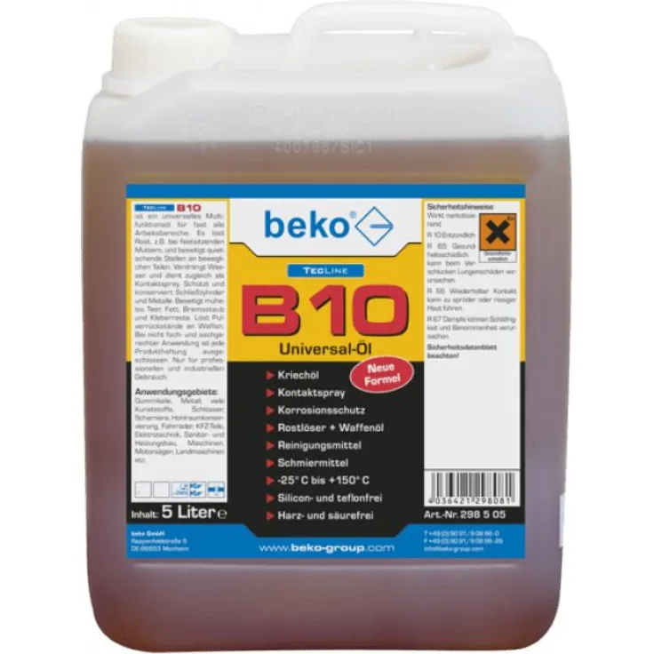beko TecLine B10 Universal-Oel - Multifunktionsoel, 5 l