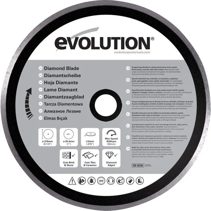 Evolution Diamantblatt, 1 Stück, R210DB