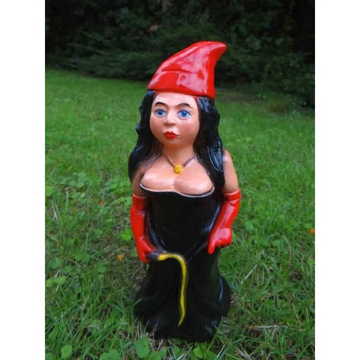 Gartenzwerg Domina aus bruchfestem PVC Zwerg Made in Germany Figur