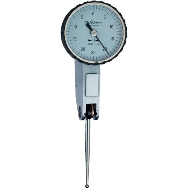 Käfer Fühlhebelmessgerät 0,01mm / 0,8mm / 40mm / Form A / DIN 2270, Messtaster 12,8 mm 30034 (30034)