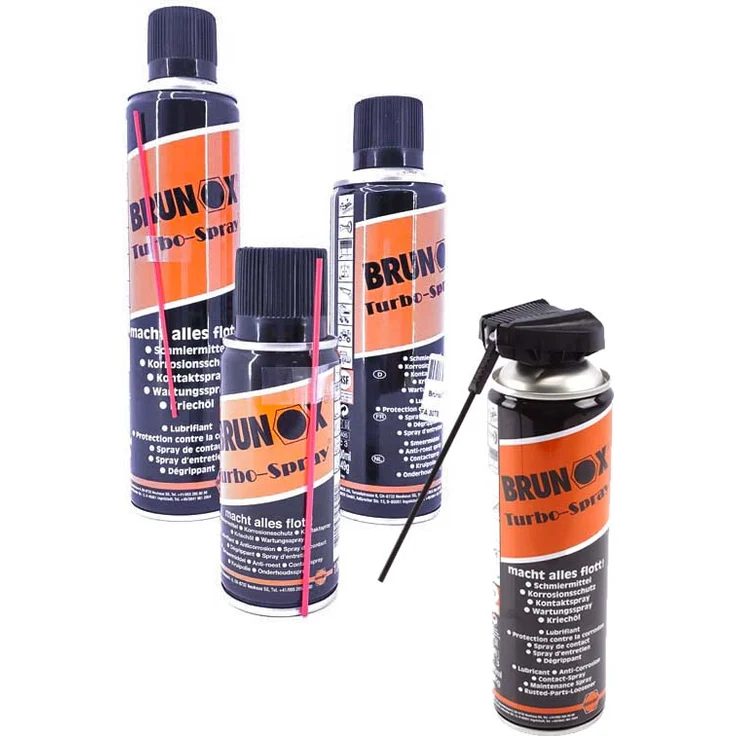 Brunox Turbo-Spray Schmiermittel ohne Silikon, Teflon, Graphit (300 ml) – Bild 1