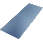 Element System 10700-00033 Stahlfachboden Regalboden - 2 Stück-B x T = 80 x 35 cm-weißaluminium-für Wandschiene und Pro-Regalträger